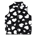 JESKIDS Girls' Boys Sherpa Fleece Vest Outwear Lightweight Solid Color Cute Jacket with Pockets 2-11 Years