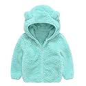 JESKIDS Toddler Girls Boys Fleece Hoody Jacket Zip Up Teddy Coat Warm Winter Outwear