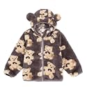 JESKIDS Toddler Girls Boys Fleece Hoody Jacket Zip Up Teddy Coat Warm Winter Outwear