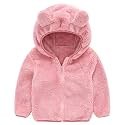 JESKIDS Toddler Girls Boys Fleece Hoody Jacket Zip Up Teddy Coat Warm Winter Outwear