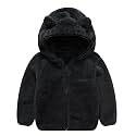 JESKIDS Toddler Girls Boys Fleece Hoody Jacket Zip Up Teddy Coat Warm Winter Outwear