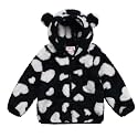 JESKIDS Toddler Girls Boys Fleece Hoody Jacket Zip Up Teddy Coat Warm Winter Outwear