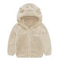 JESKIDS Toddler Girls Boys Fleece Hoody Jacket Zip Up Teddy Coat Warm Winter Outwear