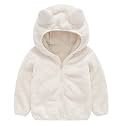 JESKIDS Toddler Girls Boys Fleece Hoody Jacket Zip Up Teddy Coat Warm Winter Outwear