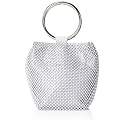 Jessica McClintock Women's Jessica Mcclintock Womens Gwen Ball Mesh Ring Wristlet Pouch Clutch