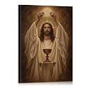 Jesus Eucharist Portrait Wall Art Catholic Home Decor Religous Art