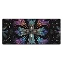 Jesus Mandala Pattern Extended Gaming Mouse Pad, with Stitched Edges Large Mouse Pad Desk Protector, Rubber Base Mousepad Keyboard Mouses Mat for Work Game Office Home- 32" X 12" Inch