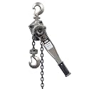 JET 1-1/2 Ton Lever Hoist, 5' Lift, Shipyard Hooks (JLP-150A-5SH)