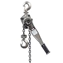 JET 1-1/2 Ton Lever Hoist, 20' Lift, Shipyard Hooks (JLP-150A-20SH)