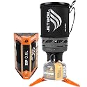 Jetboil Zip 0.8L Portable Fast Boil Stove with Easy-Turn Knob Igniter for Backpacking and Camping, Propane/Isobutane Burner