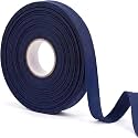 Jetec 1/2" Double Fold Bias Tape Cotton for Sewing, 10 Yards, Navy Blue
