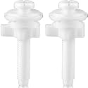 Jetec 2 Pack Toilet Seat Screws Kit, Plastic Bolts Nuts & Washers