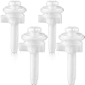 Jetec 4 Pack Toilet Seat Screws Kit, Plastic Bolts Nuts &amp; Washers