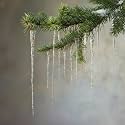 Jetec 8 Pcs 11 Inch Glass Icicle Ornaments for Christmas Tree Decoration