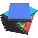 Jetec 8 Pcs Small Graph Paper Notepad 5 x 8 Inch, Bright Color