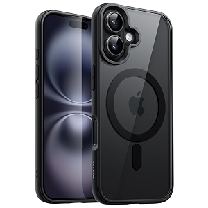JETech Magnetic Case for iPhone 16 Black