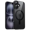 JETech Magnetic Case for iPhone 16 Black