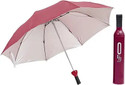 JetGadget Portable Mini Umbrella for Women Pocket and for Men Umbrella for Kids Bottle Umbrella (Maroon)