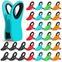 JETMORE 30 Pack Bag Clips, Multicolor Potato Chip Bag Clips, Food Clip