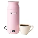Jettle Portable Electric Kettle, 450ml Travel Water Boiler with LED, Pink
