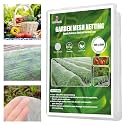 Jevrench 4 x 50 ft Garden Netting Row Cover, Ultra Fine Mesh for Plants