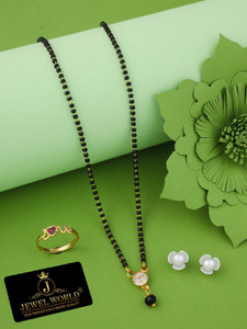 jewel world alloy gold-plated gold white jewel set pack of 3