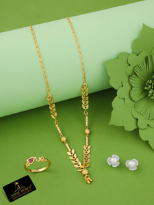 jewel world alloy gold-plated gold white jewellery set