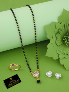 jewel world alloy gold-plated gold white jewellery set