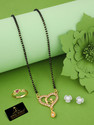 Jewel WORLD Alloy Gold-plated Gold, White Jewellery Set