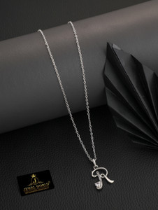 jewel world cubic zirconia gold-plated plated alloy chain