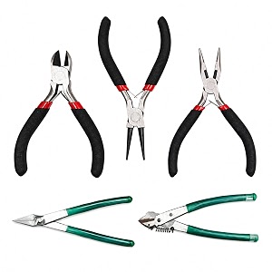 jewellery plier set 5 piece long nose cutter precision combination pliers