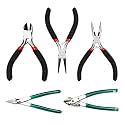 Jewellery Plier Set, 5 Piece, Long Nose, Cutter, Precision, Combination pliers