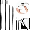 Jewelry Cleaning Kit with Cleaning Brushes and Velvet Polishing Cloths