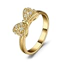 JewelryPalace 14k White Yellow Rose Gold Plated 925 Sterling Silver Rings for Women, Cubic Zirconia Promise Rings for Her, Stackable Wedding Bands Rings for Women Infinity Forever Love Knot Ring