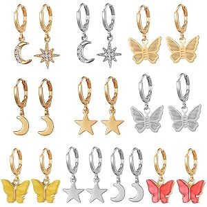 jewels galaxy stylish pearl amp ad multi designs stunning 6 pair of earrings for womengirls