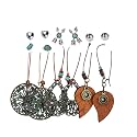 Jewels Galaxy Stylish Pearl &amp; AD Multi Designs Stunning 6 Pair of Earrings For Women/Girls