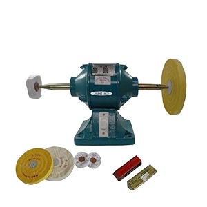 jeweltech jewellery polishing buff machine complete kit  gold silver amp artificial jewelry finishing and shine machine 012 hp power motor for jewellers use