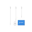 Jewlpire 925 Sterling Silver Necklace Extender for Women, Box Chain Extenders for Necklaces, Jewelry Extenders for Necklaces Bracelets Anklets 3 Piece (2", 3", 4")