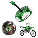JFG RACING Dirt Bike Gas Cap,Motorcycle Gas Fuel Tank Cap with Breather Valve CNC for KX85 KX100 KX250 KX250F KX450F KX450 KLX450R KLX 110 KLX110 Dirt Pit Bike Green