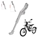 JFG RACING Sur Ron Kickstand,Motorcycle Kick Stand Side Aluminum Alloy CNC Adjustable for Surron Light Bee S/X Segway X160/X260 Talaria Sting Sliver