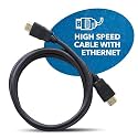 JGD PRODUCTS HDMI Cable 4K High Speed HDMI Cord 10.2 Gbps with Ethernet Support 4K,24Hz for All HDMI Devices, Laptop, Computer, UHD TV, Monitor, Xbox 360, PS4, PS5, Gaming Console (1.5 Meter/ 5 Feet)