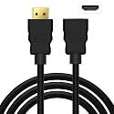 JGD PRODUCTS ORG 3 Feet High Speed Gold Plated HDMI Male to Female Extension Cable