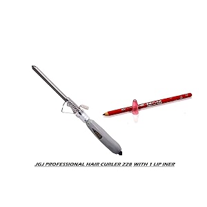 jgj professional hair curler 228 with 1 lipliner