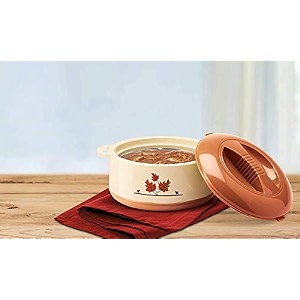jgs stainless steel hot meal serving casserole chapati box container with plastic cover for kitchen solid roti server 10000 ml