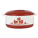 JGS Stainless Steel Hot Meal Serving Casserole Chapati Box Container with Plastic Cover for Kitchen Solid Roti Server (2500 ML)