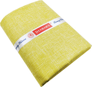 jhabaks unstitched cotton blend shirt fabric self design