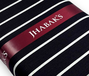 jhabaks cotton blend striped shirt fabric