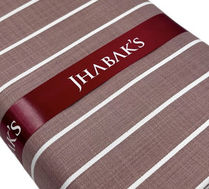 jhabaks cotton blend striped shirt fabric