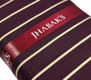 jhabaks cotton blend striped shirt fabric