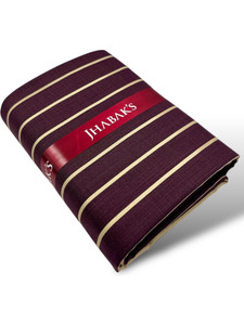jhabaks cotton blend striped shirt fabric